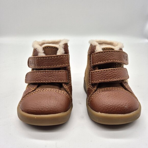 UGG Baby Rennon  II Strappy Boots 0 - 1 Months  Chestnut (89) - Picture 1 of 7